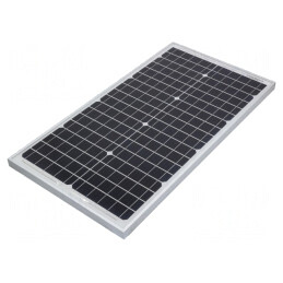 Celulă fotovoltaică | silicon monocristalin | 650x350x25mm | 30W | CL-SM30M