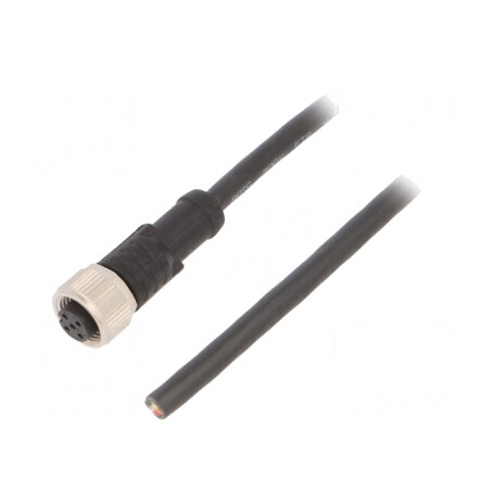 Cablu de Conectare M12 5 PIN Drept 5m 60VAC 4A | Electronic-mag.ro | Componente Electronice