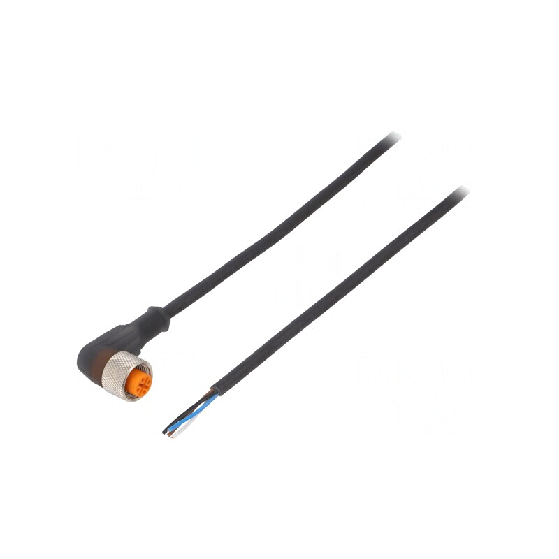Cablu Conectare M12 4P Unghi 5m 4A -25÷80°C | Electronic-mag.ro | Componente Electronice