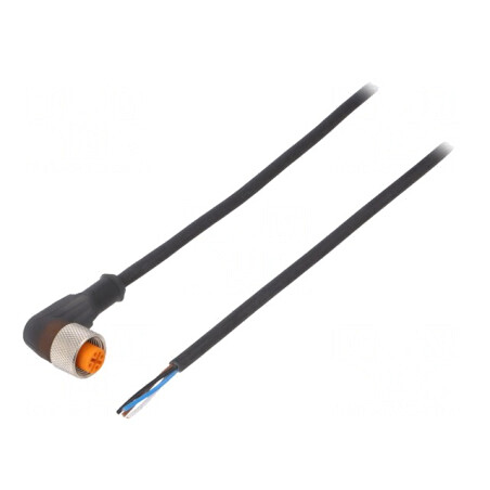 Cablu Conectare M12 4P Unghi 5m 4A -25÷80°C | Electronic-mag.ro | Componente Electronice