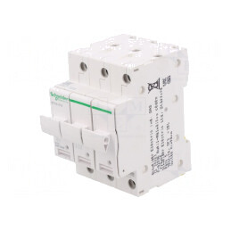 Suport Siguranță Șină DIN Poli 3 | Electronic-mag.ro | Componente Electronice