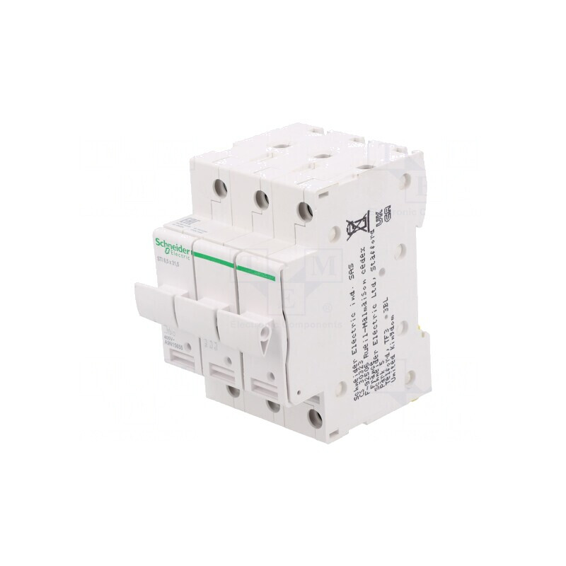 Suport Siguranță Șină DIN Poli 3 | Electronic-mag.ro | Componente Electronice
