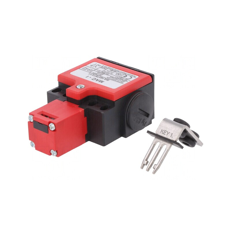 Întrerupător de siguranță cu cheie IP65 MA160 NC NO | Electronic-mag.ro | Componente Electronice