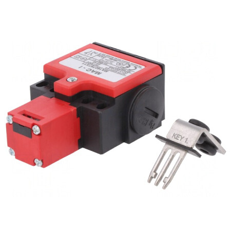 Întrerupător de siguranță cu cheie IP65 MA160 NC NO | Electronic-mag.ro | Componente Electronice