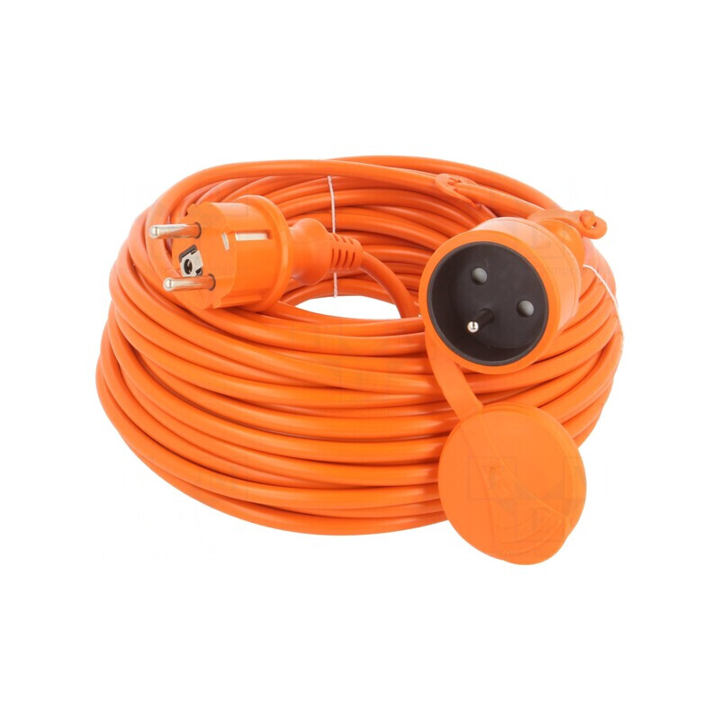 Prelungitor alimentare PVC portocalie 25m 10A | Electronic-mag.ro | Componente Electronice Prelungitor alimentare PVC portocalie 25m 10A | Electronic-mag.ro | Componente Electronice