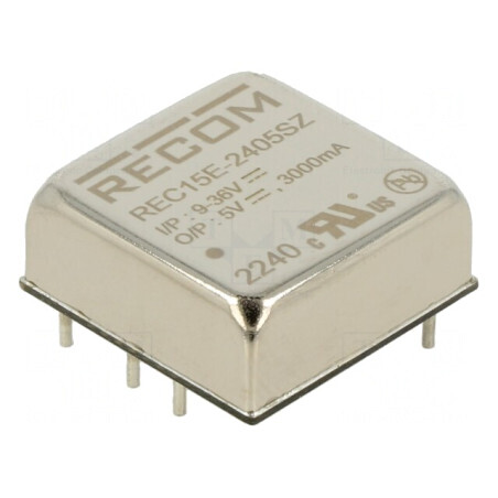 Convertor DC/DC 15W 9-36V la 5V 3A | Electronic-mag.ro | Componente Electronice