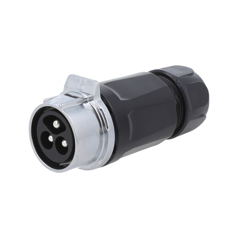 Mufă Circulară Aurită 3-PIN 28mm Tată 43A | Electronic-mag.ro | Componente Electronice