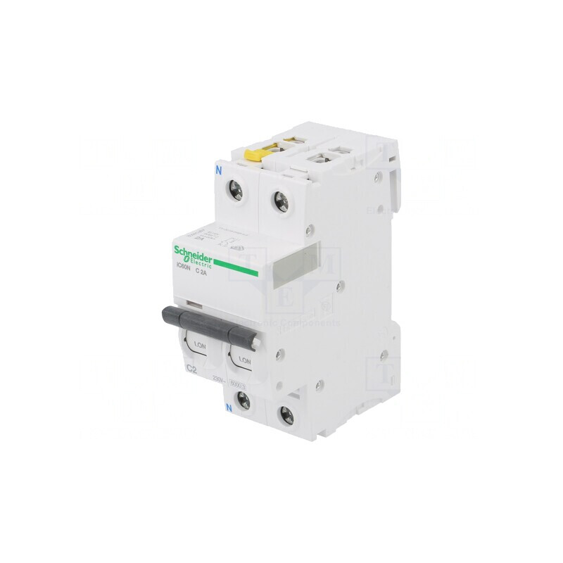 Întrerupător de supracurent 2A 400V 1P C | Electronic-mag.ro | Componente Electronice