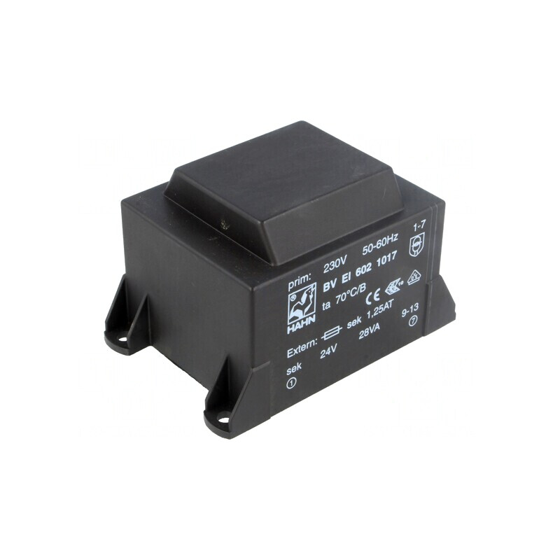 Transformator Încapsulat 28VA 230V 24V 1167mA PCB BVEI | Electronic-mag.ro | Componente Electronice Transformator Încapsulat 28VA 230V 24V 1167mA PCB BVEI | Electronic-mag.ro | Componente Electronice