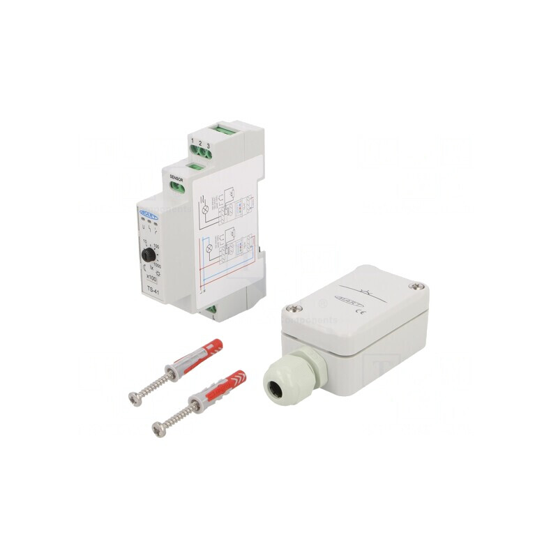 Întrerupător crepuscular șină DIN 230VAC SPDT IP20 | Electronic-mag.ro | Componente Electronice