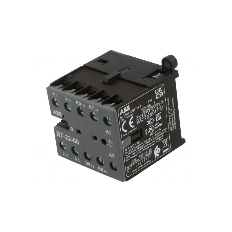 Contactor 4-poli NC x2 NO x2 42VAC 7A Cleme Şurub | Electronic-mag.ro | Componente Electronice