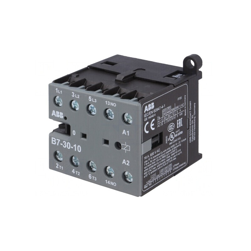 Contactor 3P 24VAC 7A NO x3 Contacte Auxiliare | Electronic-mag.ro | Componente Electronice Contactor 3P 24VAC 7A NO x3 Contacte Auxiliare | Electronic-mag.ro | Componente Electronice