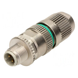 Mufă M12 5 pini Profibus cablu IP67 drept 4A | Electronic-mag.ro | Componente Electronice