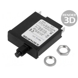 Întrerupător Supracurent 240VAC 28VDC 15A SPST IP40 | Electronic-mag.ro | Componente Electronice