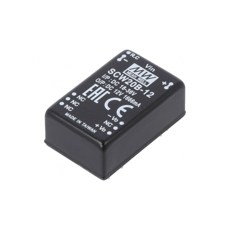 Convertor DC/DC 20W 18-36V la 12V 1666mA THT | Electronic-mag.ro | Componente Electronice Convertor DC/DC 20W 18-36V la 12V 1666mA THT | Electronic-mag.ro | Componente Electronice
