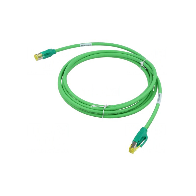 Patch Cord S/FTP Cat 6a Verde 0.5m | Electronic-mag.ro | Componente Electronice