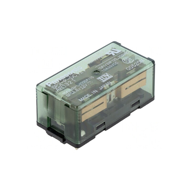 Releu Electromagnetic DPDT 12VDC 15A | Electronic-mag.ro | Componente Electronice