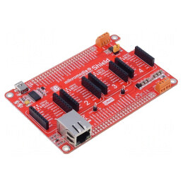 Multiadaptor Interfață CAN/Ethernet/UART pentru MIKROMEDIA PLUS PIC32MX7 | Electronic-mag.ro | Componente Electronice