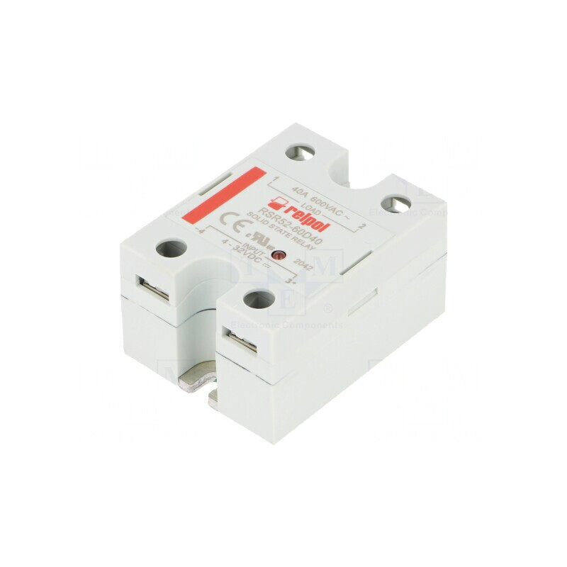Releu Semiconductor 1-Fazat 40A 48-660VAC | Electronic-mag.ro | Componente Electronice