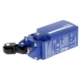 Limitator cursă manetă 22mm, rolă plastic 14mm 10A | Electronic-mag.ro | Componente Electronice