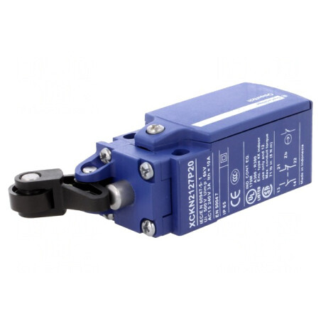 Limitator Cursă Manetă 22mm cu Rolă Plastic 14mm 10A | Electronic-mag.ro | Componente Electronice