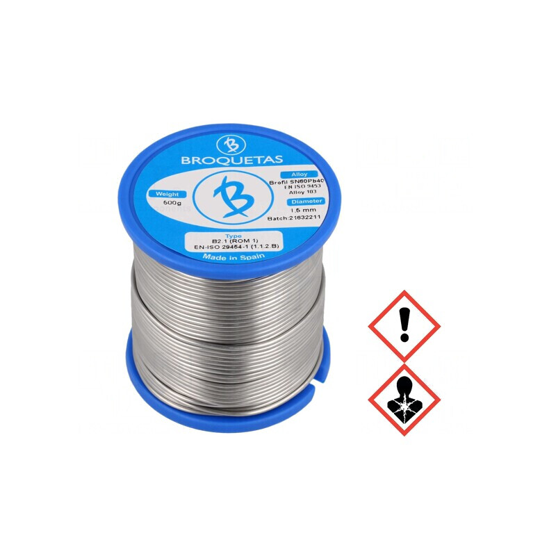 Sârmă de lipit cu plumb 1,5mm 0,5kg BROFIL | Electronic-mag.ro | Componente Electronice Sârmă de lipit cu plumb 1,5mm 0,5kg BROFIL | Electronic-mag.ro | Componente Electronice