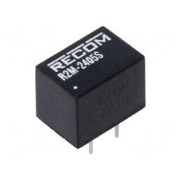 Convertor DC/DC 2W 9-36V la 5V 400mA SIP8 R2M-2405S | Electronic-mag.ro | Componente Electronice