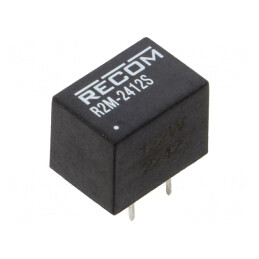 Convertor DC/DC 2W 9-36V la 12V 167mA SIP8 R2M-2412S | Electronic-mag.ro | Componente Electronice