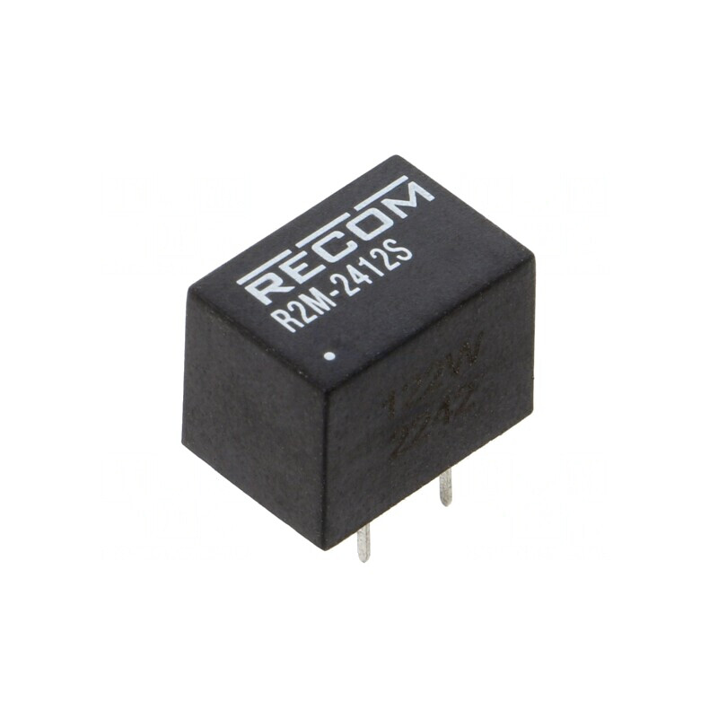 Convertor DC/DC 2W 9-36V la 12V 167mA SIP8 R2M-2412S | Electronic-mag.ro | Componente Electronice