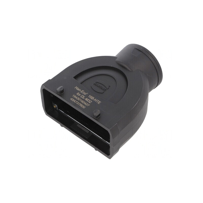 Carcasă pentru Conectori HDC Han-Eco B 16B Drept | Electronic-mag.ro | Componente Electronice