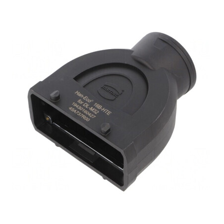 Carcasă pentru Conectori HDC Han-Eco B 16B Drept | Electronic-mag.ro | Componente Electronice