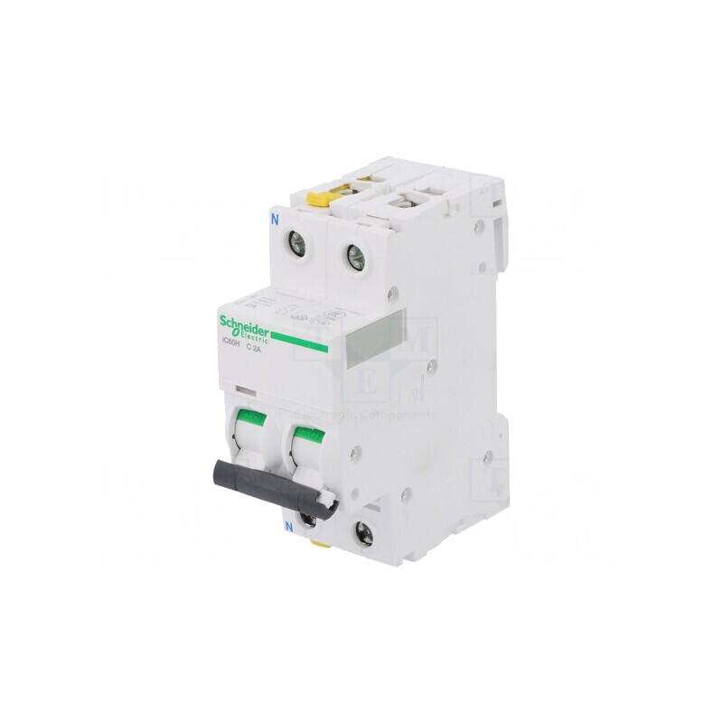 Întrerupător de supracurent 400VAC 2A 1P C | Electronic-mag.ro | Componente Electronice
