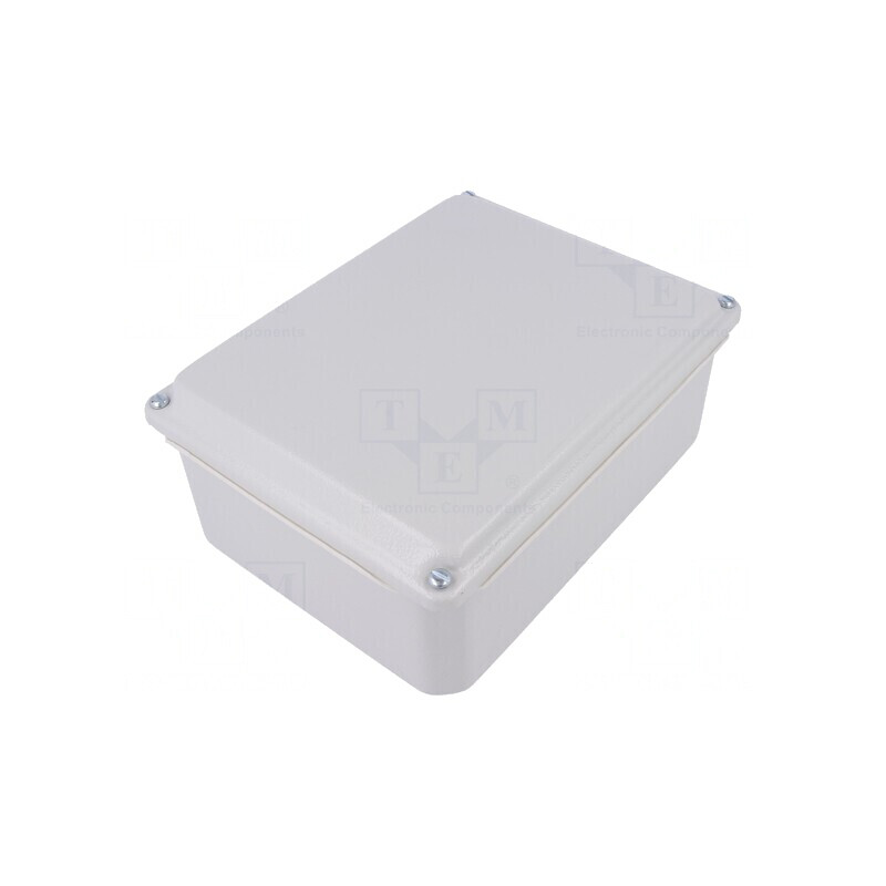 Carcasă universală oțel gri IP55 156x206x83mm | Electronic-mag.ro | Componente Electronice