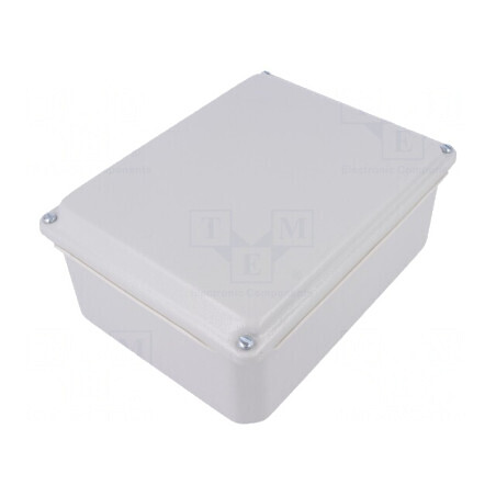Carcasă universală oțel gri IP55 156x206x83mm | Electronic-mag.ro | Componente Electronice