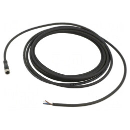 Cablu de conectare M8 PIN 4, 5m, 60VAC 4A