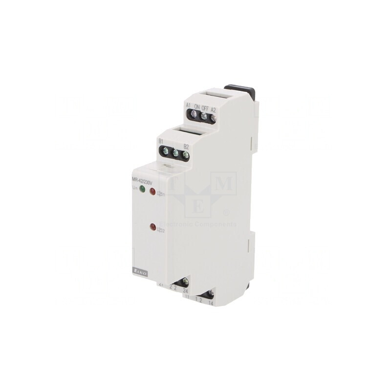 Releu DPDT 16A IP20 pentru Instalații Bistabile 230V | Electronic-mag.ro | Componente Electronice