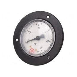Manometru 0-25 bar 50mm pentru lichide și gaze inerte | Electronic-mag.ro | Componente Electronice