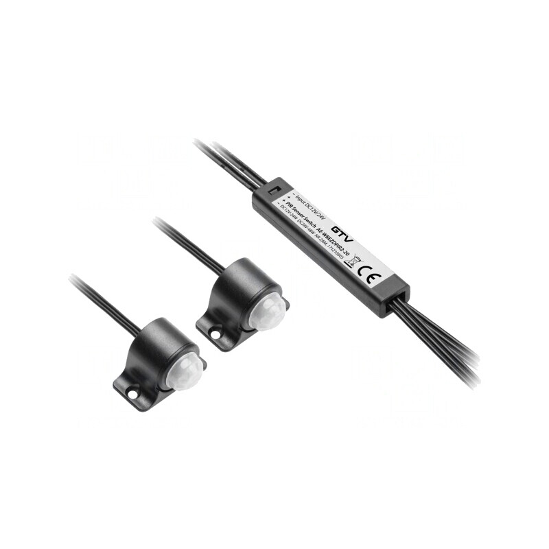 Întrerupător fără atingere negru 12V-24V 2m | Electronic-mag.ro | Componente Electronice