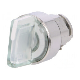 Comutator rotativ 22mm LED alb IP66 | Electronic-mag.ro | Componente Electronice