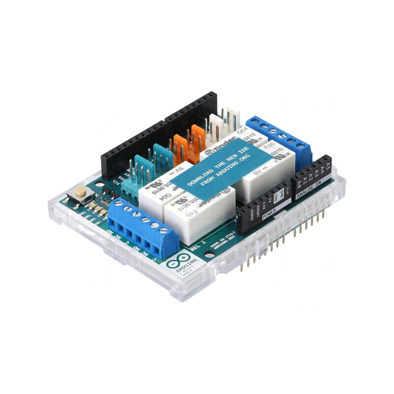 Arduino 4 Relays Shield - Placă de Expansiune cu Şiruri Pini | Electronic-mag.ro | Componente Electronice Arduino 4 Relays Shield - Placă de Expansiune cu Şiruri Pini | Electronic-mag.ro | Componente Electronice