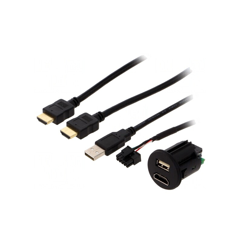 Adaptor Auto HDMI 12VDC 5V/1A 2m cu USB | Electronic-mag.ro | Componente Electronice Adaptor Auto HDMI 12VDC 5V/1A 2m cu USB | Electronic-mag.ro | Componente Electronice