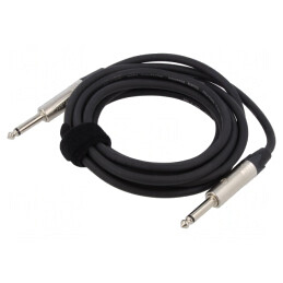 Cablu Audio Jack 6,3mm 3m Negru PVC | Electronic-mag.ro | Componente Electronice