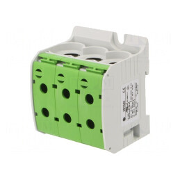 Terminal Îmbinare Șine 95mm2 1 Pista 6 Borne Verde | Electronic-mag.ro | Componente Electronice