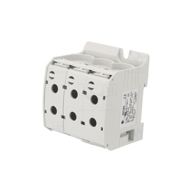 Terminal Îmbinare Șine 1kV Gri 95mm2 6 Borne | Electronic-mag.ro | Componente Electronice