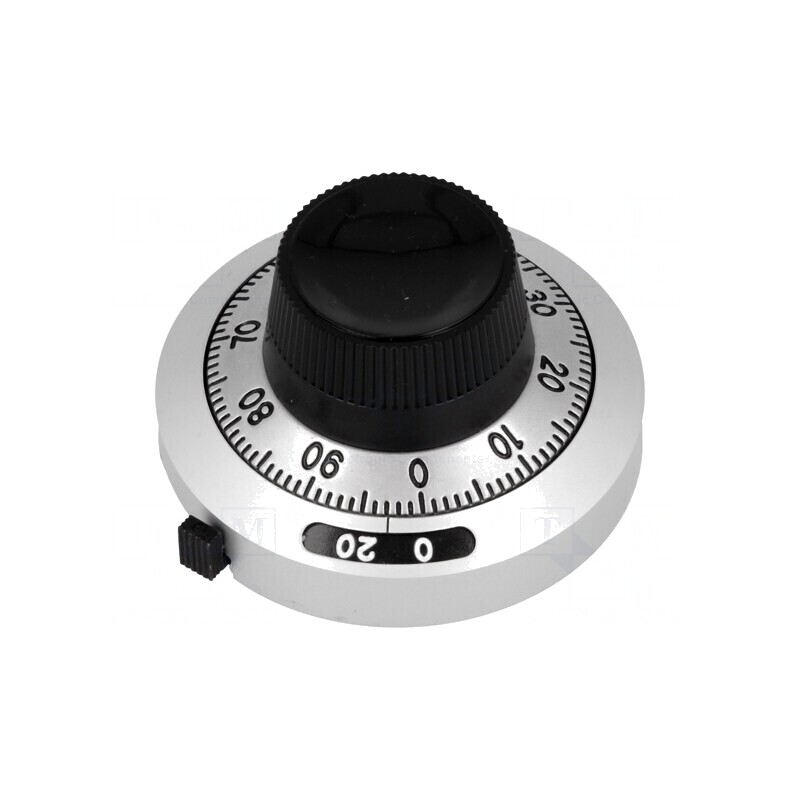 Buton de Precizie Cromat cu Disc Selector Ø46mm