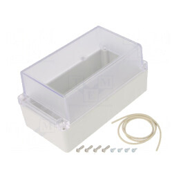 Carcasă universală policarbonat 85x165x85mm Ritec | Electronic-mag.ro | Componente Electronice