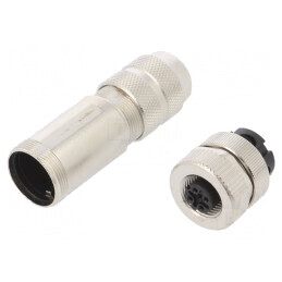 Mufă M12 4 PIN Ethernet IP67 Dreaptă | Electronic-mag.ro | Componente Electronice