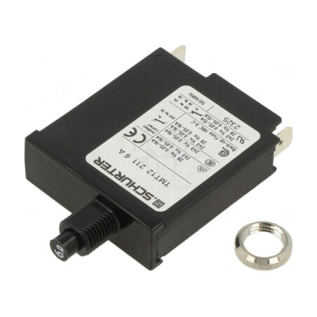 Întrerupător de Supracurent 6A SPST 240VAC 28VDC | Electronic-mag.ro | Componente Electronice