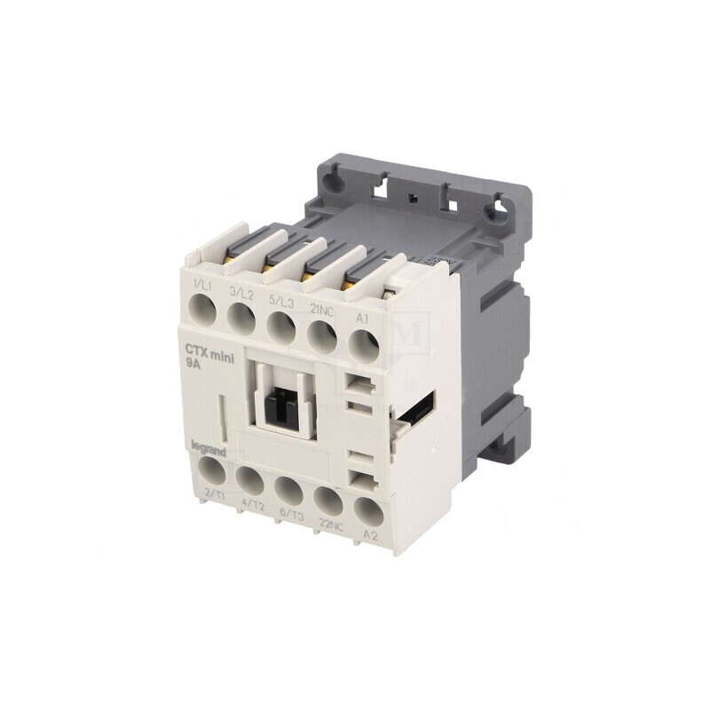 Contactor 3P 9A 230VAC cu 1 Contact Auxiliar NC | Electronic-mag.ro | Componente Electronice