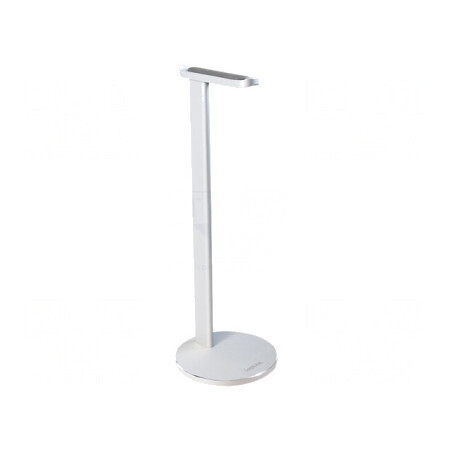Suport Căşti Alb Aluminiu 98x100x276mm | Electronic-mag.ro | Componente Electronice